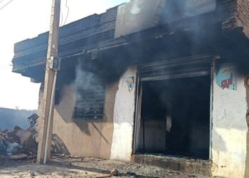 موقع الحريق